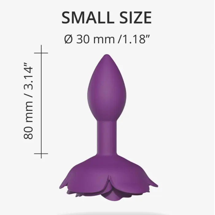 OPEN ROSES S SIZE - Violetinė lietaus dildo Photo
