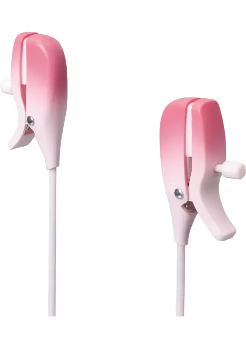 Gemini regulējamas vibrējošas krūtsgala knaibles – baltas Foto 5