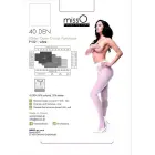 MissO P102 Elegant Tights with Cutout 40 DEN – White – L/XL — Photo 3