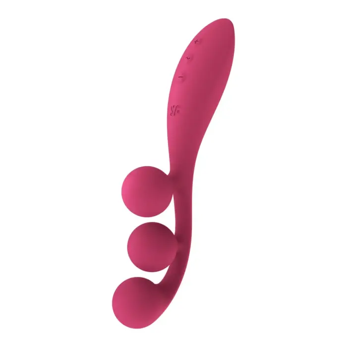 Гибкий вибратор Satisfyer Tri Ball 1 – 23.5 см (9.25″) – красный