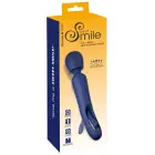 Sweet Smile 2in1 wand vibratorius su liežuvėlio funkcija – 24.3 cm (9.6″) – violetinis — Nuotrauka 1