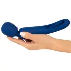 Sweet Smile 2in1 wand vibratorius su liežuvėlio funkcija – 24.3 cm (9.6″) – violetinis — Nuotrauka 10