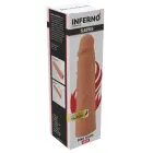 INFERNO by HIDDEN DESIRE locekļa uzmava – 20 cm – miesas krāsa — Foto 3