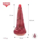 Kiotos Monstar Beast 86 Supercock dildo – 33.5 cm (13.2″) – Sarkans — Foto 18