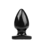 Poti kujuline anaaltapp L Must – 17 cm — Foto 1