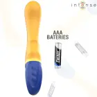 INTENSE Shaggy kumer G-punkti vibraator – 19 cm (7.5″) – kollane — Foto 5