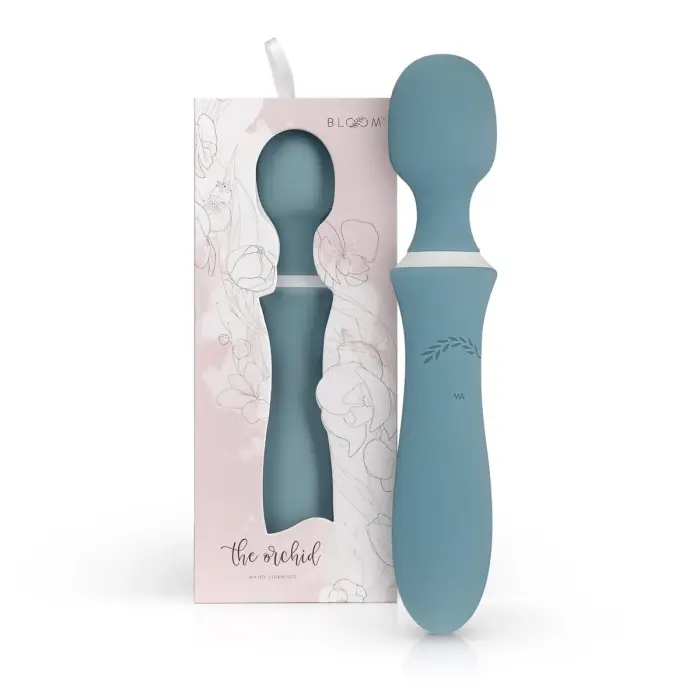The Orchid wand masāžas vibrators – 22.5 cm (8.85″) – zils