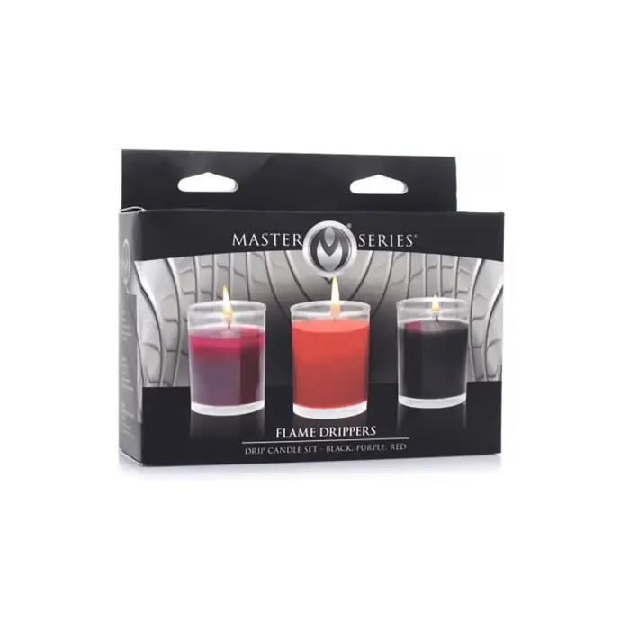 Flame Drippers Erotic Massage Candle Set – 3 pcs.