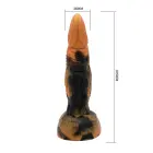 Power Monsters Tyrannosaurus Rippled Monster Dildo – 20.5 cm (8″) – Black Photo