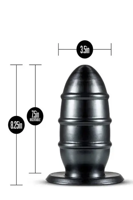 JET FUC PLUG BLACK – 23+ cm – Juodas Photo