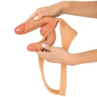 You2Toys Kahekordne dildo stringidega – 15.5 cm – nahavärv — Foto 6