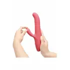 Le Wand Thrust – Thrusting Rabbit Vibrator, Dual-Action, Waterproof – Pink — Photo 4