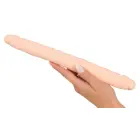 Dvigubas dildo – 30.5 cm (12″) – Kūno spalva — Nuotrauka 4