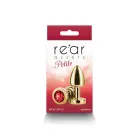 Rear Assets Anal Plug – XS – Gold — Photo 2