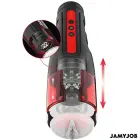 Jamyjob Cyclone automatinis masturbatorius – juodas ir raudonas — Nuotrauka 2