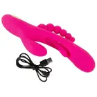 Sweet Smile Triple Vibe Vibrator with Flicking Tongue – 24.4 cm (9.6″) – Pink — Photo 13