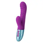 FemmeFunn Delola dubultā blīvuma rievots vibrators – 23.6 cm (9.3″) – violets — Foto 5
