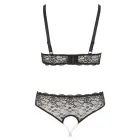 Cottelli Collection Pearl Set apatinių komplektas – juodas – L — Nuotrauka 7