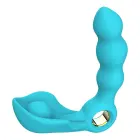 Stymulator-Angelo meeste prostata kolmekordse stimulatsiooni dildo – 15 cm – Sinine Photo