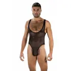 ENVY Fierce Deep V Mesh Bodysuit – Black – One size — Photo 2