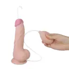 LoveToy Soft Ejaculation Cock With Ball – reālistisks dildo – TPE – miesas krāsa – 20,3 cm — Foto 3