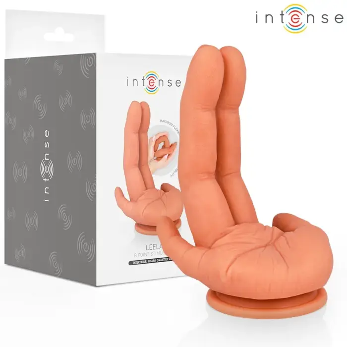 Intense Leela elastīgs rokas formas G-punkta dildo – 12.6 cm (5″)
