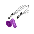Passion Collection vibratora un krūtsgalu skavu komplekts – violets — Foto 3
