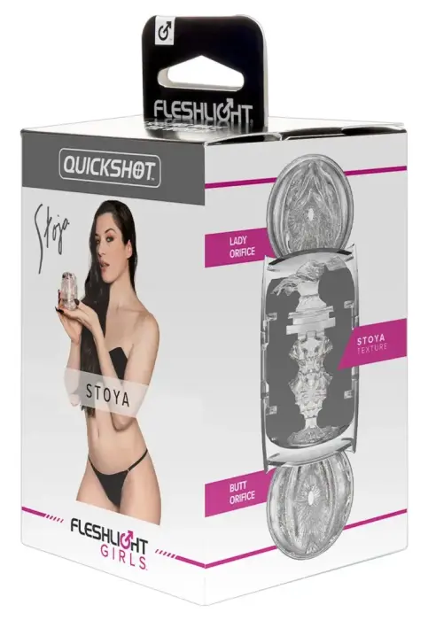 Мастурбатор Quickshot Stoya – прозрачный
