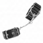 KINK Hinge-Like Adjustable Black Wrist Restraints 16-22 cm x 3.5 cm — Photo 2