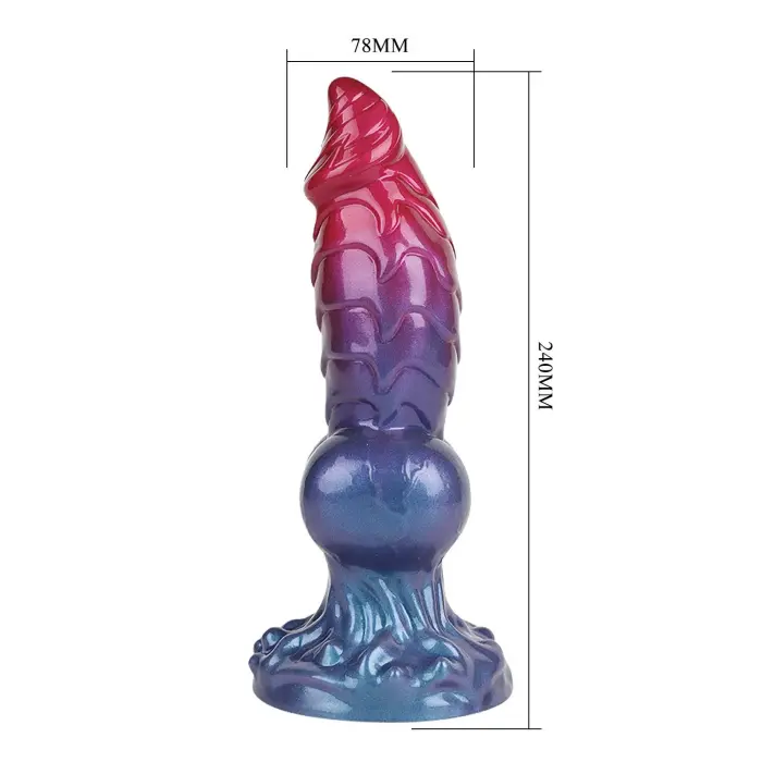 Power Monsters Eldritch Sentinel Rippled Monster Dildo – 24 cm (9.5″) – Multicolored Photo