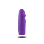 Hot Stuff strap-on dildo – 10 cm (4″) – Lilla — Foto 4