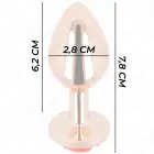 Kink Rose Gold anaaltapp S punase roosi aktsendiga – 7.8 cm – Rose Gold — Foto 4