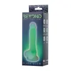 BEYOND BY TOYFA Clark šviečiantis dildo – 16.5 cm (6.5″) – Žalias — Nuotrauka 7