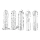 Lovesecret Cock Sleeve 01 – Clear Textured Sleeve – 12.5 cm (4.9″) — Photo 4