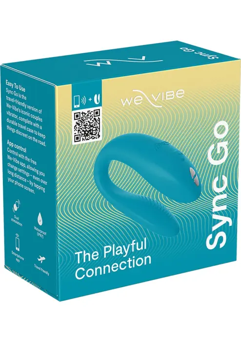 We-Vibe Sync Go nešiojamas vibratorius – mėlynas Photo