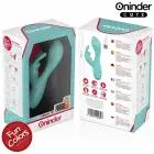 ONINDER Cute Love Bunny Dual Stimulator – 12.5 cm – Turquoise — Photo 7