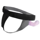 Fetish Fantasy Elite – breathable adjustable strap-on harness with silicone ring – black — Photo 6