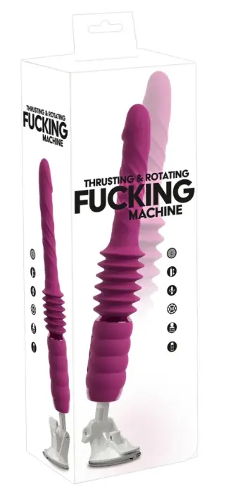 You2Toys Thrusting & Rotating Fucking Machine – вибратор с фрикциями и вращением – 4,5 см ход