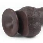 LoveToy Sliding Skin Dual Layer Dong – reālistisks dildo – TPE – melns – 22,9 cm — Foto 6