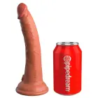King Cock Elite KCE 7 divslāņu dildo – 21 cm (8.3″) – miesas krāsa — Foto 2