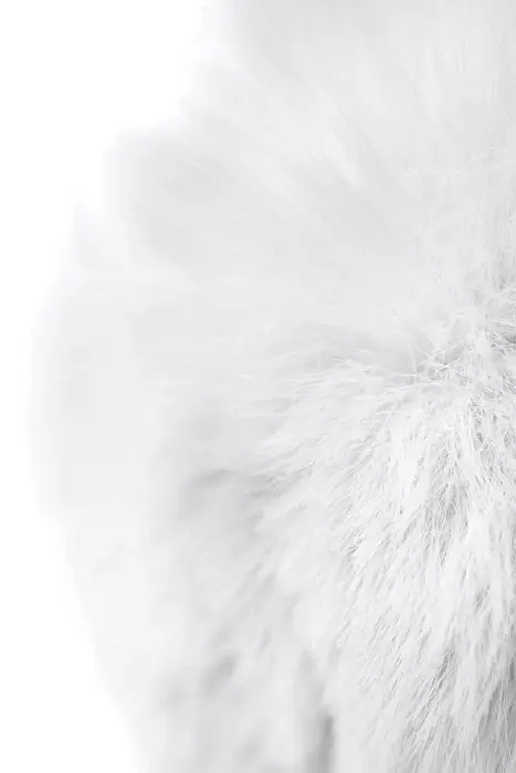 TOYFA metāla anālais spraudnis ar mākslīgās kažokādas asti – Sudrabains Foto 5