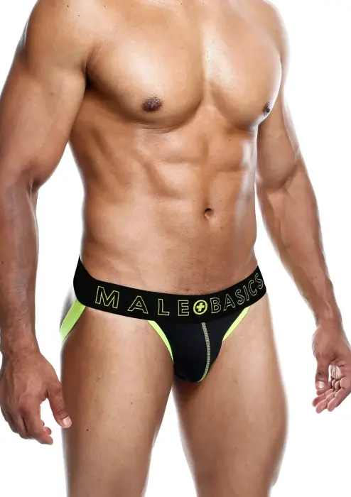 MaleBasics Neon jockstrap – Yellow – M