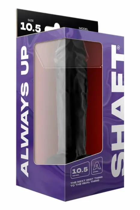 SHAFT Model A dildo – 26.7 cm (10.5″) – melns