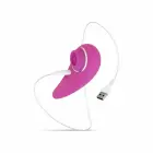 Перезаряжаемый силиконовый вибратор Taptastic Vibe – розовый — Фото 8