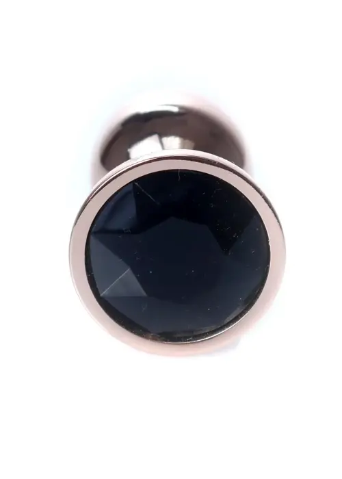 Plug-Jewellery Red Gold анальная пробка – 7 cm (2.8″) – Черная