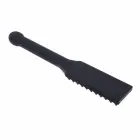 Sportsheets Edge Spiked Paddle чёрная – силиконовая шлёпалка с металлическим стержнем — Фото 7
