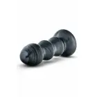 Jet Black Jack – flexible PVC anal plug with suction base – carbon metallic black – 17.8 cm — Photo 5