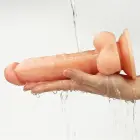LoveToy The Ultra Soft Dude – realistiškas dildo – TPE – kūno spalvos – 20,3 cm — Nuotrauka 4