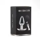 Metal Vibrating Butt Plug – M – with Remote Control — Photo 8