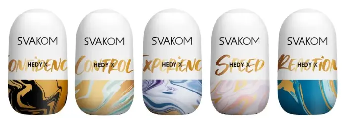 Набор мастурбаторов SVAKOM Hedy X-5 с разнообразными текстурами